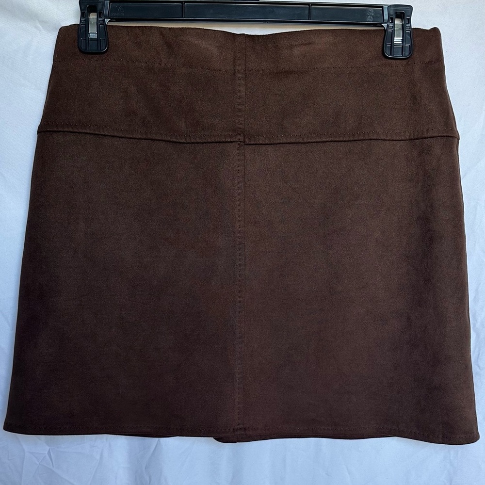 Brown Mini Skirt